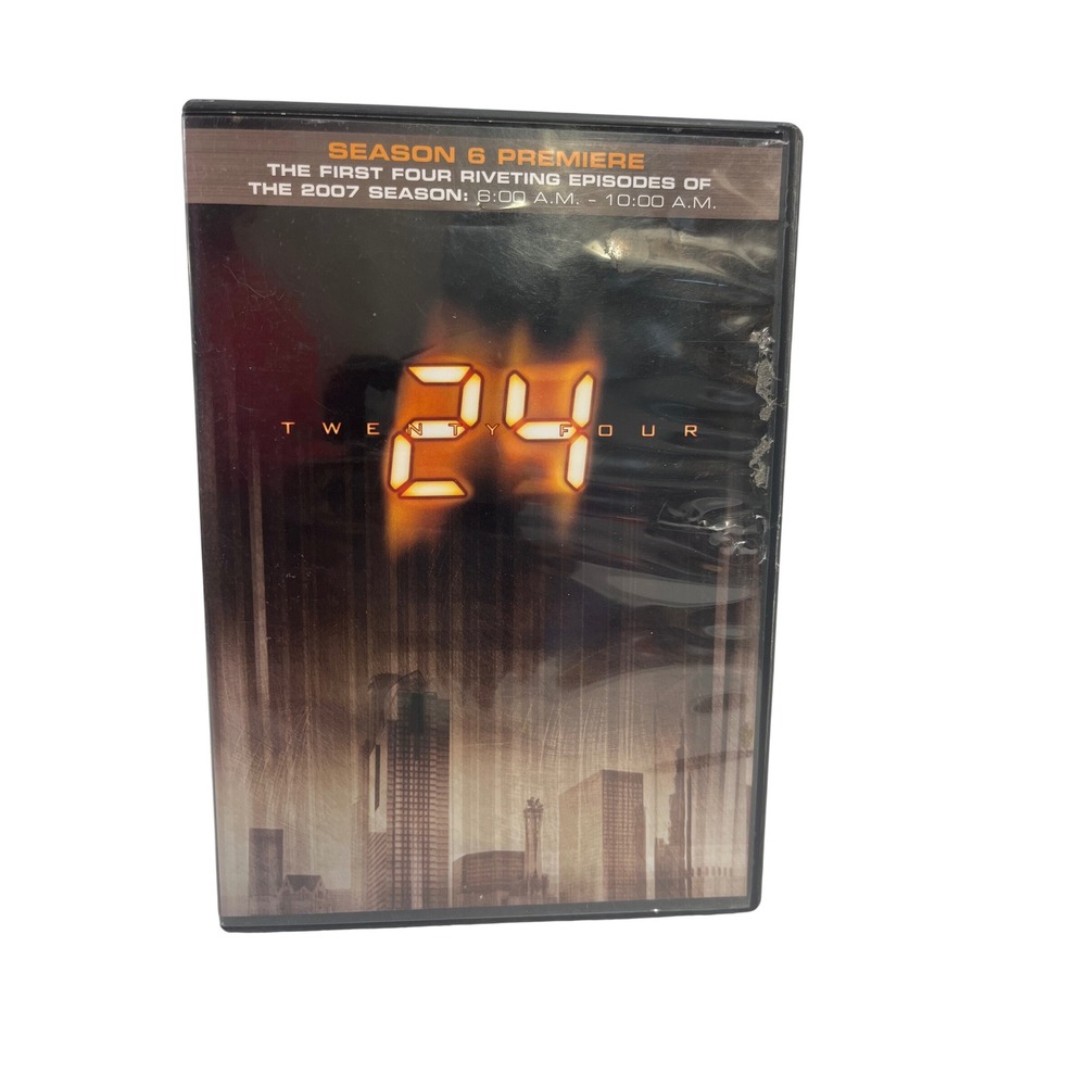 24 Season 6 Premiere DVD First Four Episodes 2007 Kiefer Sutherland‎ Jack Bauer
